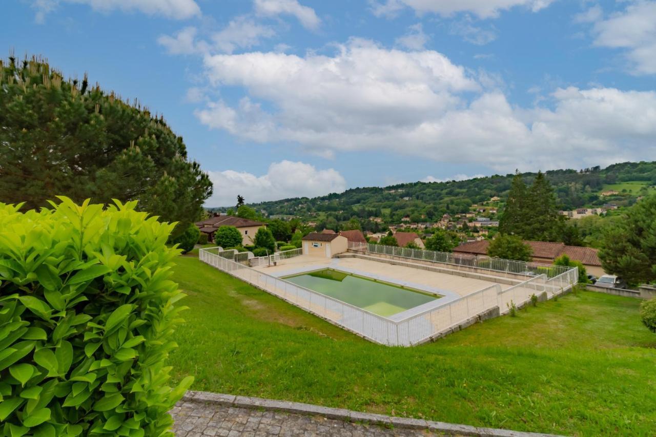 Apartamento La Sarlaterra - Appt Avec Piscine Partagee Exterior foto
